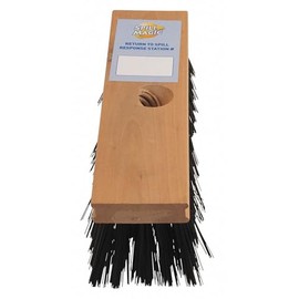 Spill Magic 204BR Removable Broom Head with Heavy Duty Bristles for Swab Spill Kit