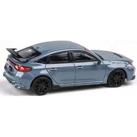 PAR 65584 1:64 Honda Civic Type R 2023 (RHD) Diecast Model Replica in Sonic Grey Pearl