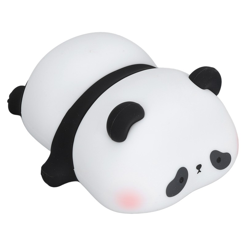 Cute Panda Night Light Silicone Animal Night Lamp USB Rechargeable
