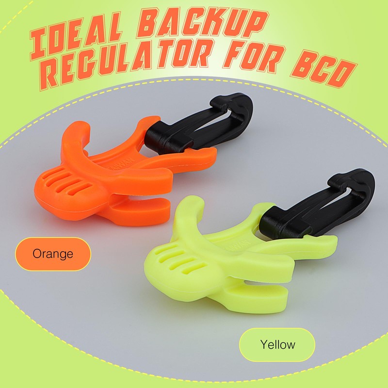 OVOVFANY Scuba Octo Plug, 2Pack Diving Regulator Octopus Retainer Mouthpiece