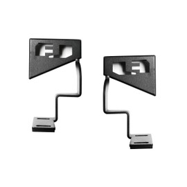 iJDMTOY Heavy Duty Steel Constructed Front of Windshield Hood Mount LED Ditch Light Bracket Hardware Compatible with Toyota 2007-2014 FJ Cruiser