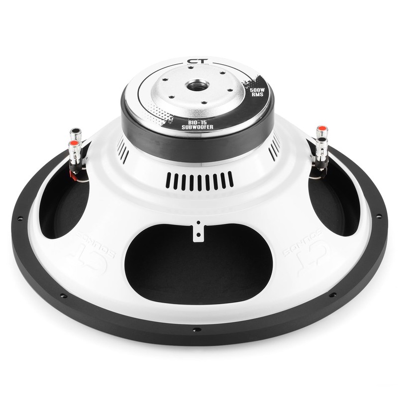 CT Sounds Bio 15” 1000-Watt Dual 2-Ohm Car Subwoofer