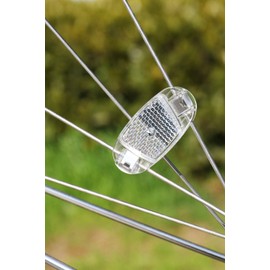 CATEYE RR-340-WUW Bicycle Wheel Reflector, Set of 2, JIS Standard Compliant, Made in Japan