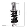 1 Pair Motorcycle Shock Absorbers 125mm/4.9" Scooter Shock Absorber Adjustable