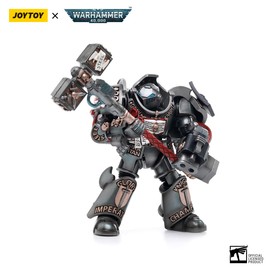 JOYTOY 1/18 Action Figures Warhammer 40k Mecha Grey Knights Terminator Caddon Vibova