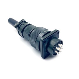 1 Set MS3106A18-8S MS3102A18-8P Industrial Circular Connector, MIL-DTL-5015 Series Threaded Connector 8 Pin Contacts Solder Male Connectors Straight, 18 Shell Size