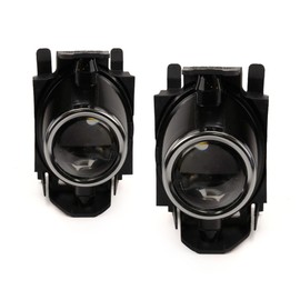 KarParts360 For Ford Fusion 2006-2012 Fog Lights Driver and Passenger Side | Pair | Front | Clear Lens | With Bulb(s) | Replacement For FO2590110 | 6E5Z-15200A