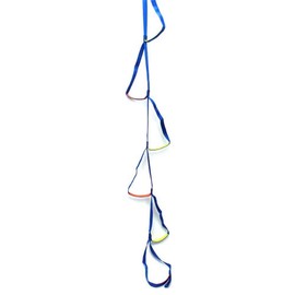 Rock-N-Rescue Climbing Etrier – 4 Step Nylon Aider Ladder with Tubular Webbing for Tree Work, Rock Climbing, Bouldering, Rescue, Hunting, and Firefighter Gear – Lightweight Etrier for Vertical Access