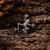 Silver Tone Frog Brooches Pins for Men，boy and girl suit