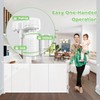 Reinforced 120 Inch Extra Long Retractable Baby & Dog Gate
