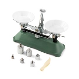 QWORK Balance Scale, 200g / 0.2g, Mini Laboratory Triple Beam Balance Beam Scale for Teaching Tool