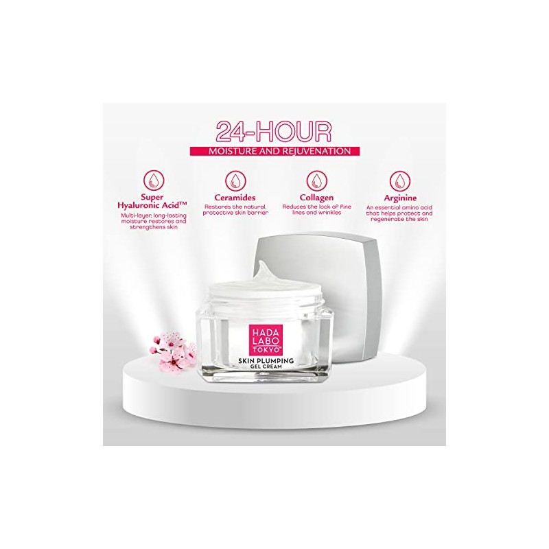 Hada Labo Tokyo Skin Plumping Gel Cream, 1.76 Ounce