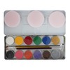 Eulenspiegel make-up palette made of metal with 12 colors and