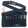 Intrepid International Medium Leather Horse Mane Braiding Kit - Navy