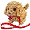 TLYYUKP Electronic Pet, Toy Dog with Walking, Barking, Tail Brush,