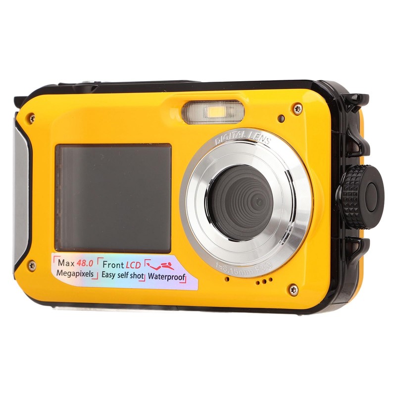 Underwater Cameras Full HD 2.7K 48MP 10ft Waterproof Underwater Digital