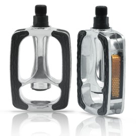 Tizund Pedals Bicycle Pedals Trekking Non-Slip Bicycle Pedals Are Equipped with High Quality Reflectors Pedals Mountain Bike for Pedelec, MTB, Folding Bike, Road Bike, E-Bike