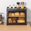 VEVOR Double Layer Bread Box for Kitchen Counter, Large Capacity