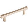 Top Knobs TK812BSN Serene Collection 3-3/4" Juliet Pull, Brushed Satin