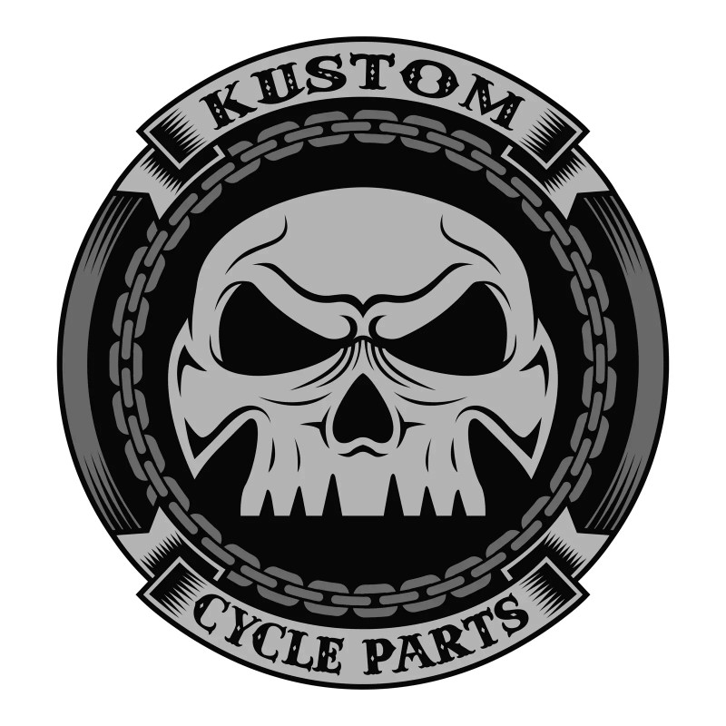 Kustom Cycle Parts Rustic American Flag Front Axle Cap Nut