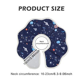 Soft Cat Recovery Collar, Protective Adjustable Pet Collar,Waterproof Comfortable Lightweight Elizabethan Collar for Cat Kitten Prevent from Licking Wounds, Not Block Vision