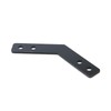 KUMGROT Black 135 Degree Flat Corner Brace Brackets Carbon Steel