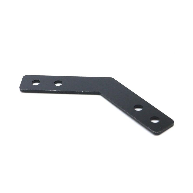 KUMGROT Black 135 Degree Flat Corner Brace Brackets Carbon Steel
