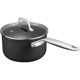 MSMK 3.5 Quart Saucepan with lid, Stay-Cool Handle, Burnt also Nonstick, PFOA Free Non-Toxic, Scratch-resistant, Induction Cooking Pot