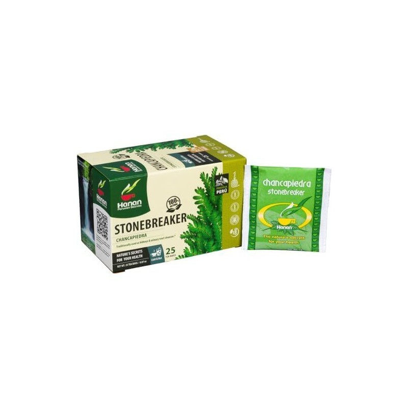 Peruvian Naturals 1000mg Stonebreaker Tea 50 Count Herbal Supplement Phyllanthus