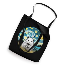 Dwarf Hamster Pet Cute - Van Gogh Starry Night Style Tote Bag