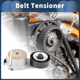 HOPESPANNER Belt Tensioner Drive Belt Tensioner Pulley Assembly for CHRYSLER DELTA 1.4 Hatchback Petrol 08/2011 No.46782739/55191969/68328429AA/55288443 Metal 1Pc