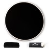 Better Office Products Large Round Magnetic Chalkboard with Wooden Frame