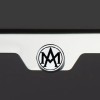 KA Stainless Steel Aston Martin Logo Black Letter Laser Etched