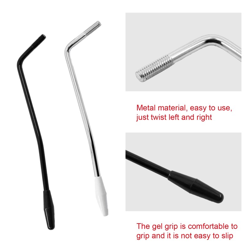 2Pcs Whammy Bar, Guitar Tremolo Arm, Thread Tremolo Arm, Guitar