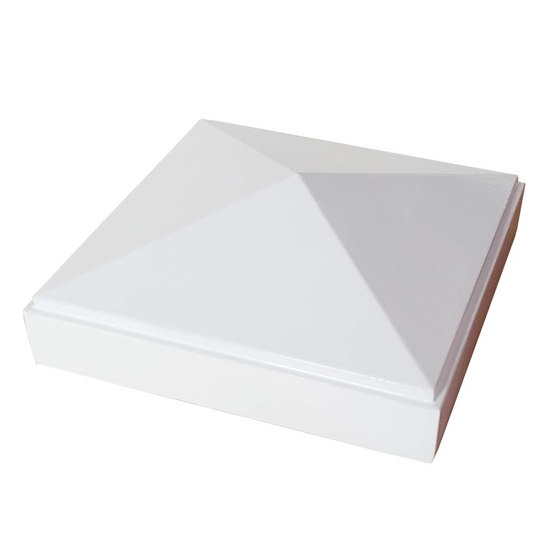 Decorex Hardware 2.5" x 2.5" Aluminum Pyramid Post Cap for