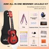 ADM Ukulele for Beginners Hawaiian Wood Ukelele Kit for Kids