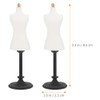 Lurrose 2 Pcs Mini Mannequin Stand Miniature Mannequin Doll Mannequin