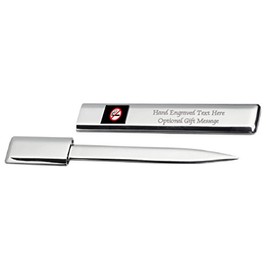Engraved Post Letter Opener No Smoking Sign