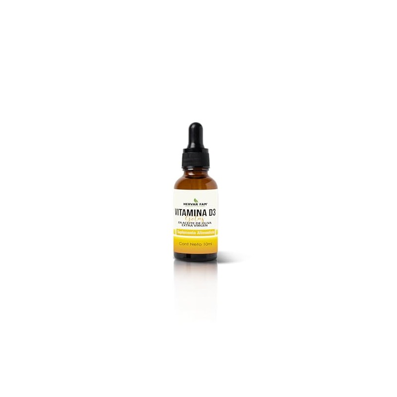 VITAMINA D3 GOTAS 10 ML (ACEITE DE OLIVO, VIT. E,