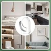 YMCLUB 30 PCS Clear Adhesive Wall Hooks - Transparent Acrylic,