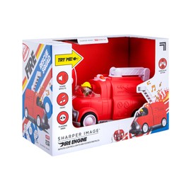 Sharper Image 1212000601 RC Fire Engine Remote Controlled Fire Engine with Light and Sound for Children from 3 Years
