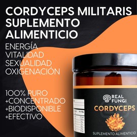 Cordyceps Suplemento en polvo de extracto de hongo - (100g) sin OMG (100 dias) -