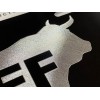 Diamond Etched Products Engraved Eat Beef Car Tag Diamond Etched