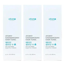 Atomy Fresh Hair Dansu Atomy Liquid 200ml 3pcs Hair Tonic Scalp Care x3SET (LC) / 애터미 생모단수 애터미액 200ml 3개 헤어토닉 두피케어 x3SET(LC)