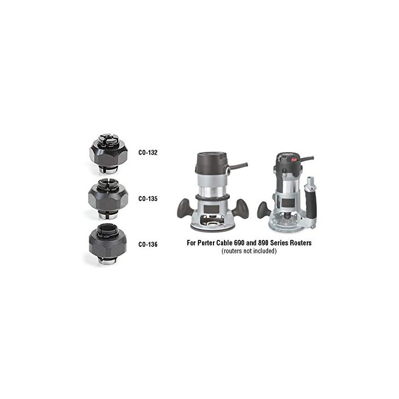 Amana Tool - 1/2" Router Collet Portercable (CO-136), Industrial Grade
