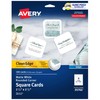 Avery® Clean Edge® Printable Square Cards With Sure Feed® Technology