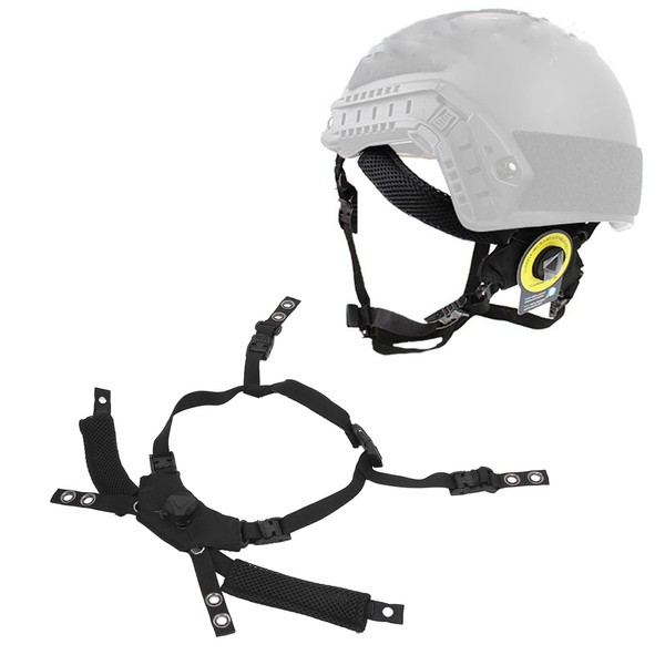 Helmet Chin Strap, Adjustable Tactical Helmet Dial Suspension System Chin
