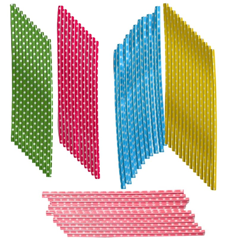 Kids B Crafty 50 Polka Dot Twist Ties For Cone