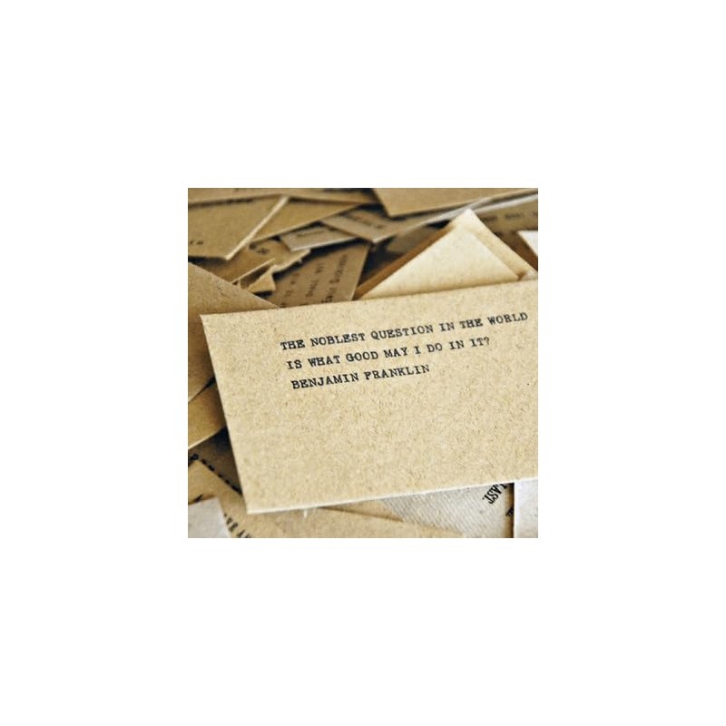 Sugarboo Top 50 365 Gathered Thoughts Paper Card Pack -