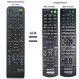 New RM-AAU202 RM-AAU203 Replacement Remote Control fit for Sony Home Theater System HT-M22 HT-M55 HT-M77 STR-KM22 STR-KM55 STR-KM77 HTM22 HTM55 HTM77 STRKM22 STRKM55 STRKM77